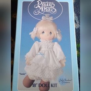 🪷Exclusive VTG 1st Limited Edition 1985 Precious Moments Susie 18 in Doll Kit